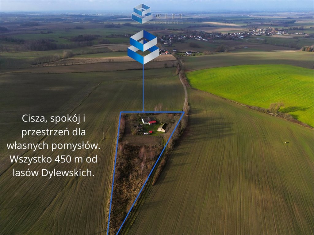 Polecam dom 88 m² na dużej działce 5200 m² w Pietrzwałdzie Pietrzwałd  88m2 Foto 1