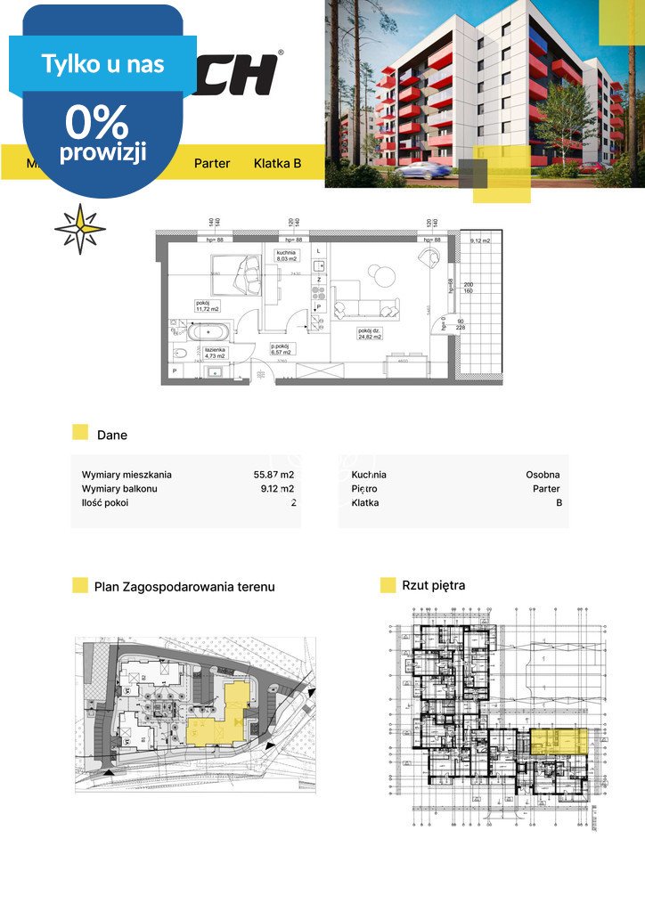 2-pokojowe mieszkanie 57 m2 w Solec Kujawski, Kujawska Solec Kujawski, Kujawska  57m2 Foto 1
