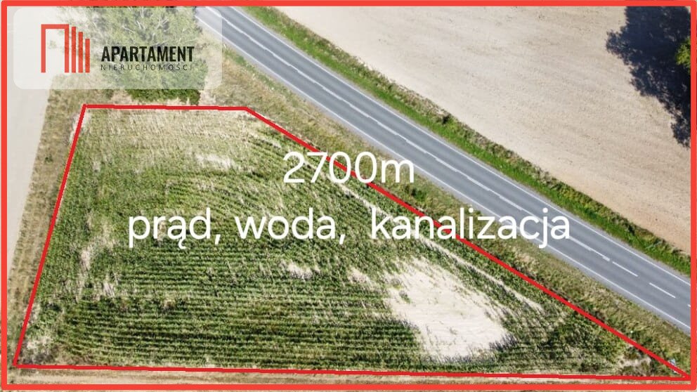 Działka budowlana na sprzedaż Rogowo, Ogrodowa  2 700m2 Foto 1