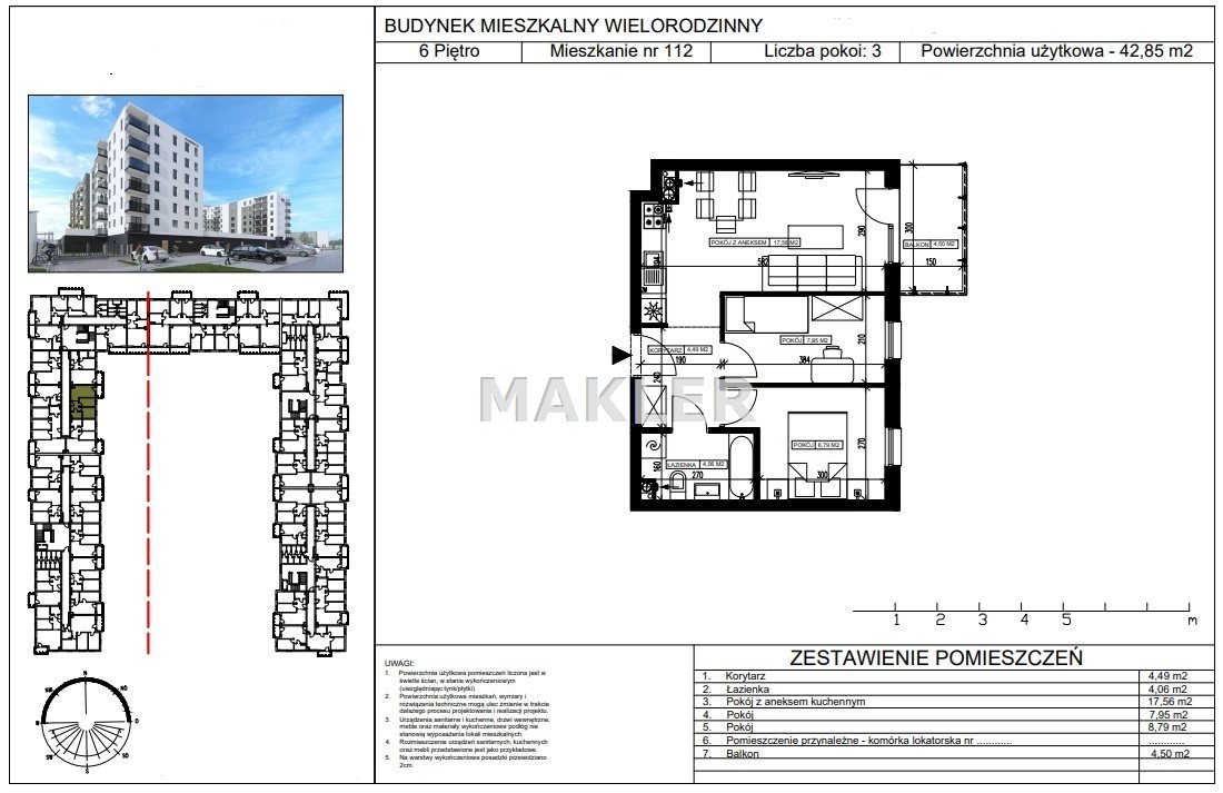 Mieszkanie trzypokojowe na sprzedaż Bydgoszcz, Bartodzieje Małe  42m2 Foto 6