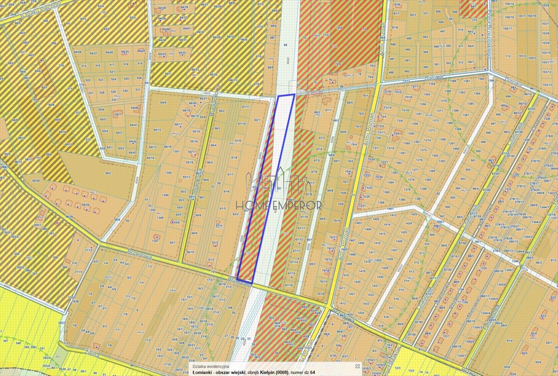Działka 16 100 m² pod usługi sportowe i rekreacyjne - polecam Kępa Kiełpińska, Brzegowa  16 100m2 Foto 1