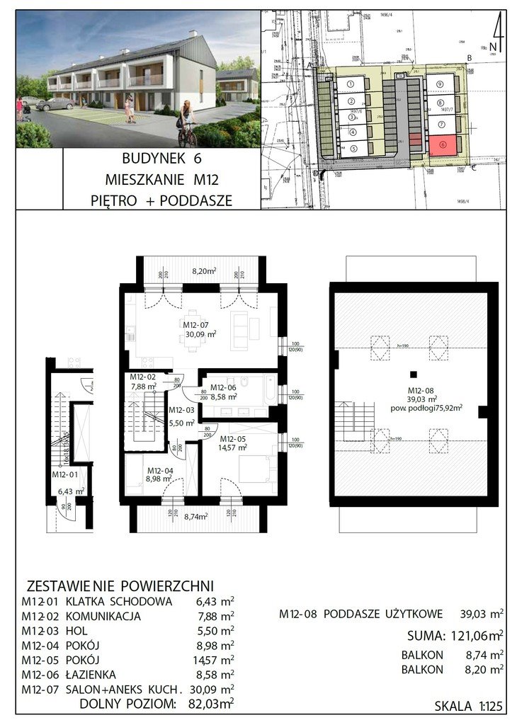 Mieszkanie czteropokojowe  na sprzedaż Rzeszów, Budziwój, Aroniowa  121m2 Foto 2