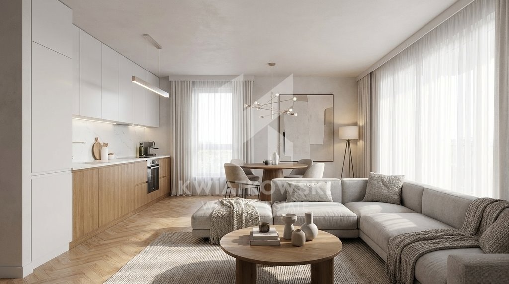 Na sprzedaż przestronne 3-pokojowe mieszkanie 56,27 m² w inwestycji Augustówka Residence Warszawa, Mokotów, Kostrzyńska  56m2 Foto 1