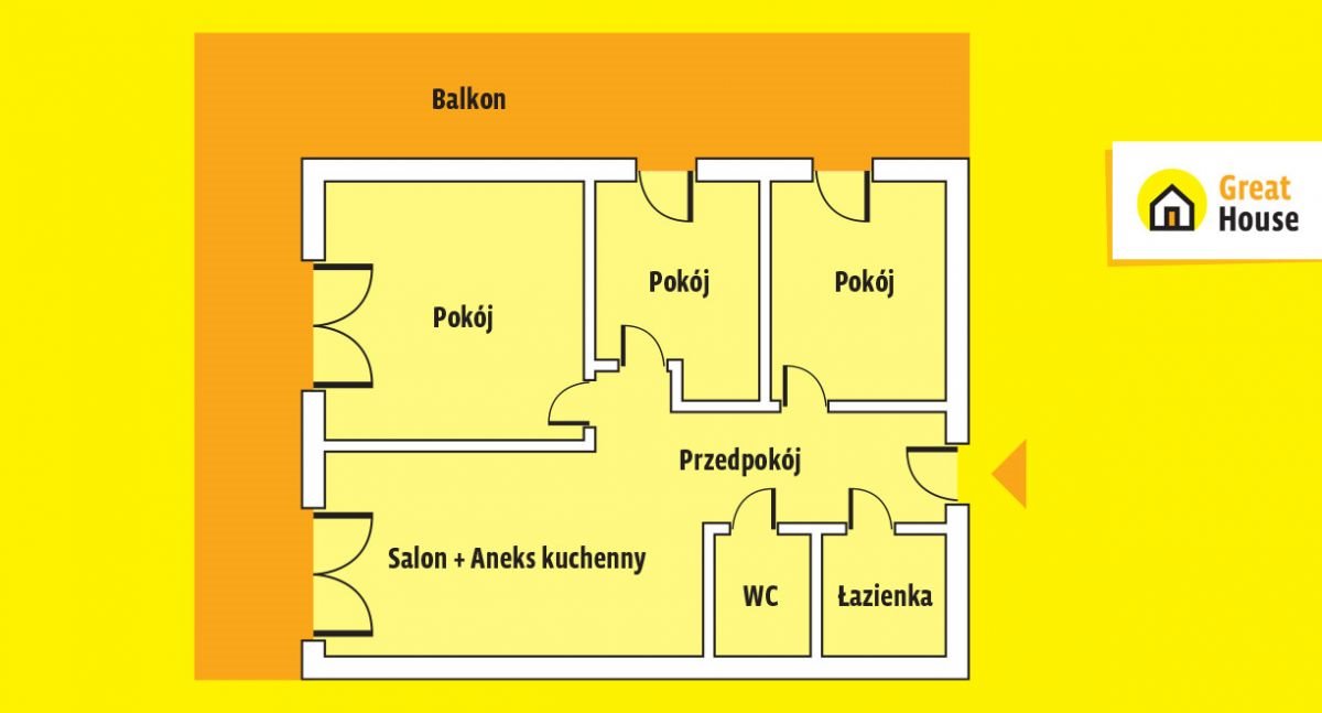 Mieszkanie czteropokojowe  na sprzedaż Kielce, Jerzego Szajnowicza-Iwanowa  74m2 Foto 2