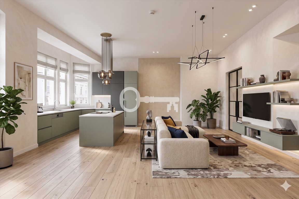 Ekskluzywny apartament 121 m² w odrestaurowanej kamienicy z wysokimi sufitami i smart home Wrocław, Przedmieście Oławskie  121m2 Foto 1