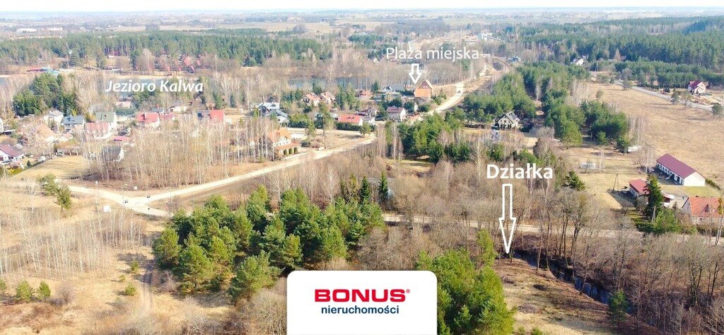 Działka 3811 m² z widokiem na rzekę i jezioro Kalwa Tylkowo  3 811m2 Foto 1