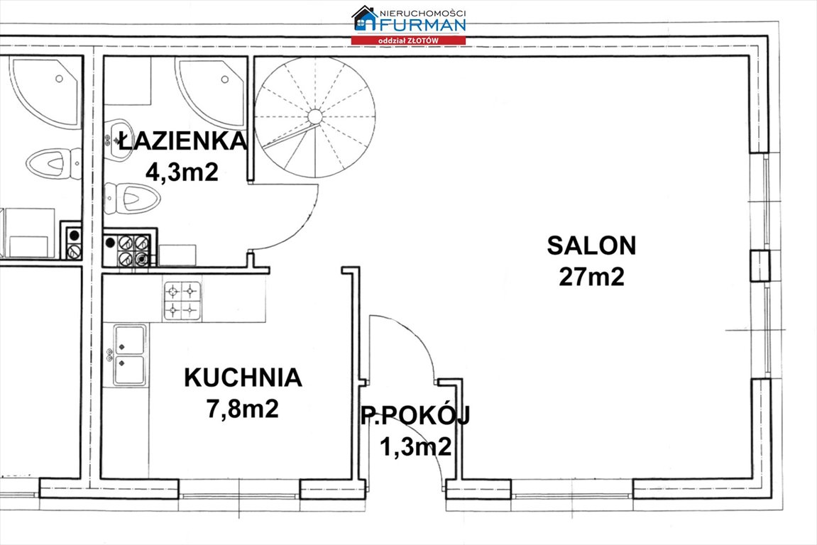 Mieszkanie trzypokojowe na sprzedaż Złotów  74m2 Foto 20