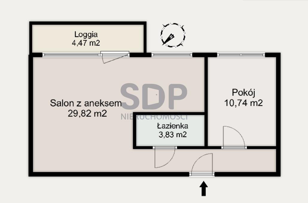 Mieszkanie dwupokojowe na sprzedaż Wrocław, Fabryczna, Nowy Dwór, Strzegomska  44m2 Foto 14