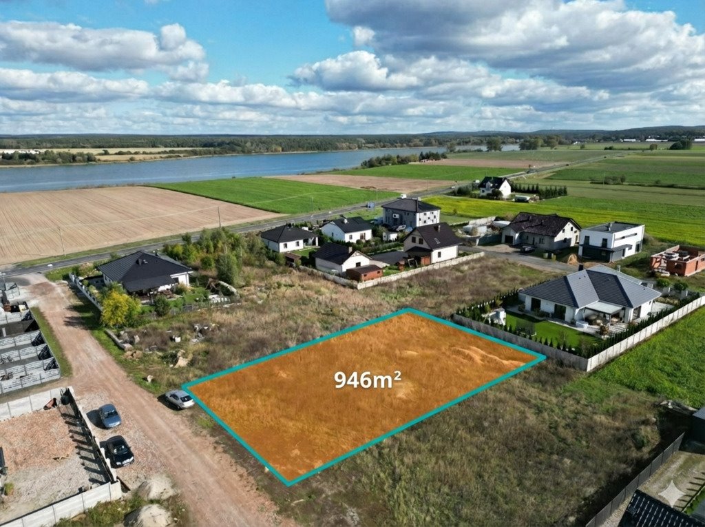 Działka 946 m² pod dom w pięknej okolicy z mediami Witobel, Piękna  946m2 Foto 1