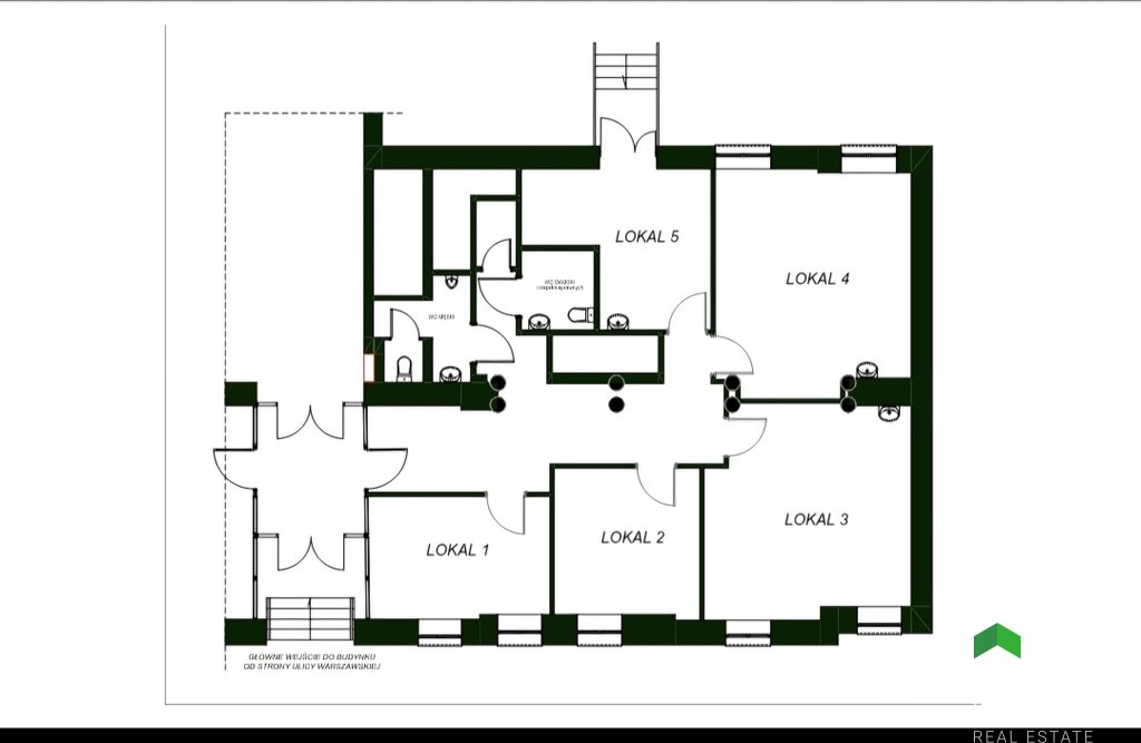 W pełni wyposażony lokal biurowy 200 m² z dwoma kondygnacjami Białystok, Warszawska  200m2 Foto 1