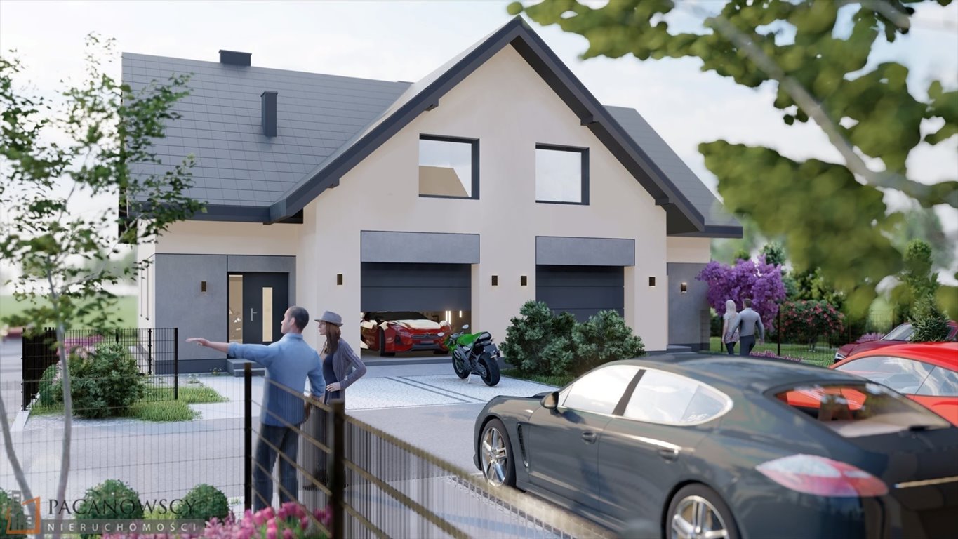 Nowoczesny dom bliźniak 141m2, garaż, balkon, bez prowizji Bibice  141m2 Foto 1