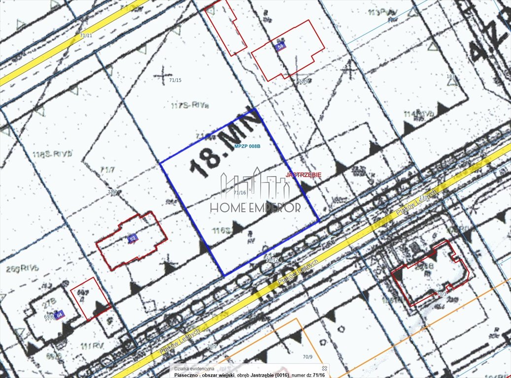 Działka budowlana na sprzedaż Jastrzębie, Ptaków Leśnych  1 012m2 Foto 1