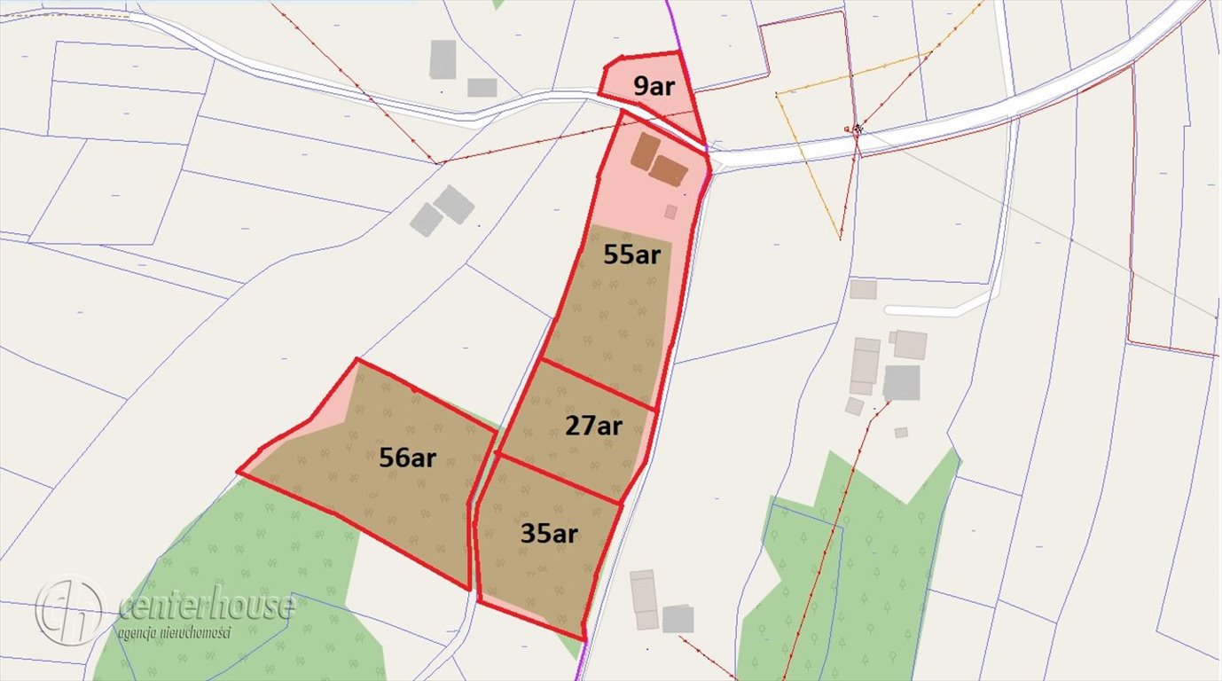 Działki z domem, stodołą i sadem w Borek Stary Borek Stary  17 425m2 Foto 1
