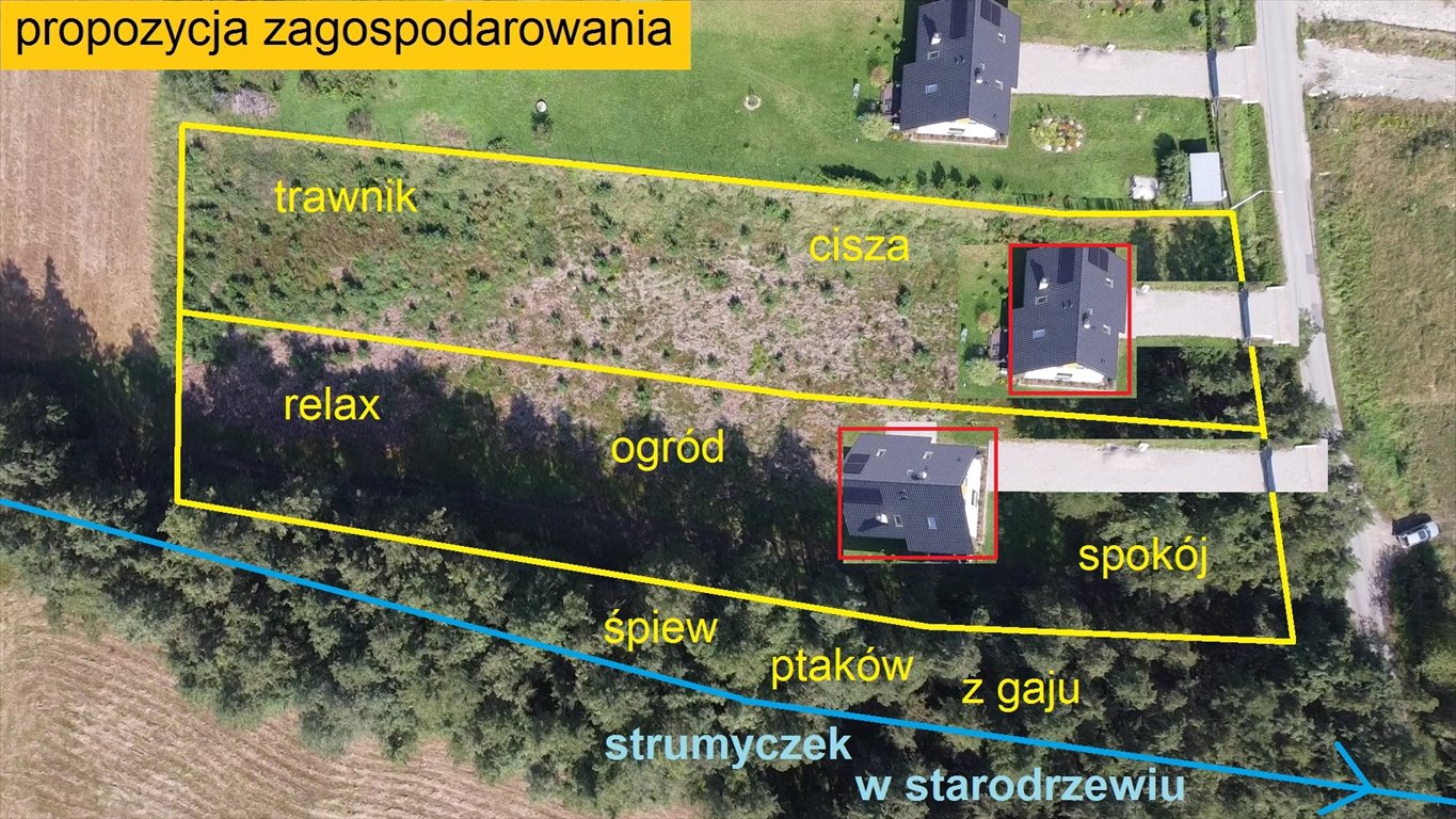 Działka budowlana na sprzedaż Chorągwica  2 498m2 Foto 10