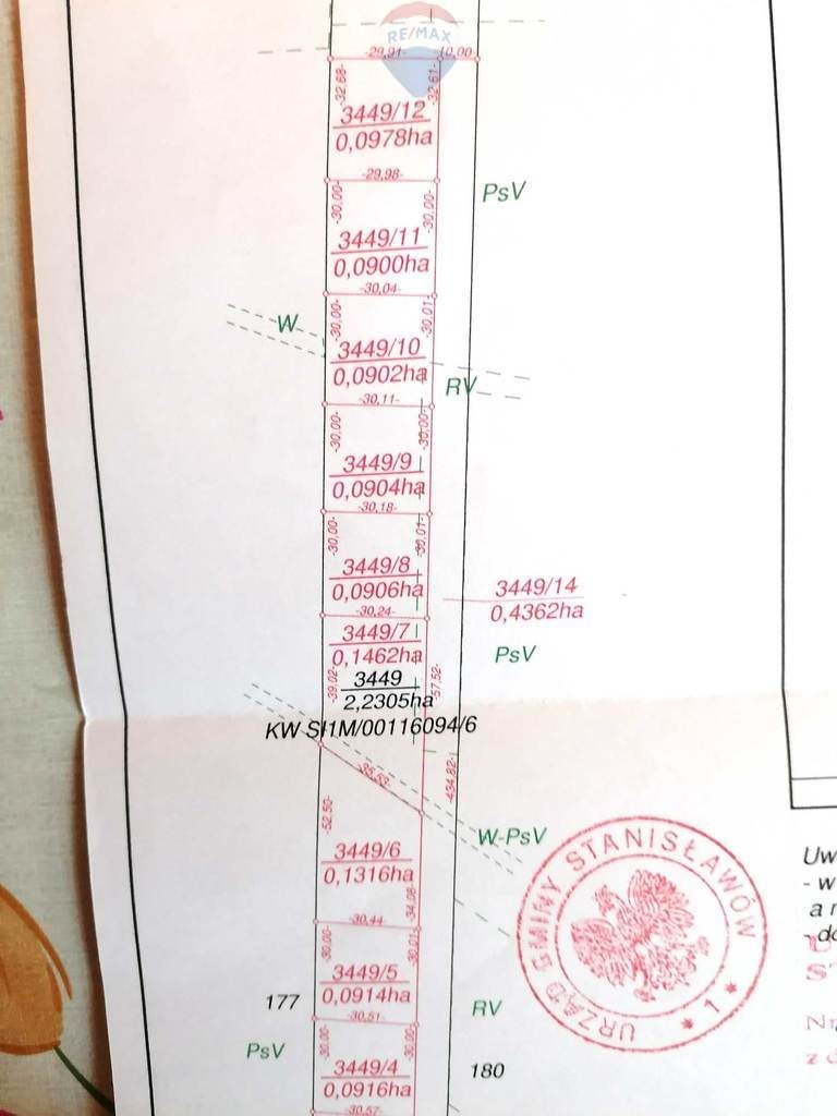 Działka budowlana na sprzedaż Stanisławów  900m2 Foto 3
