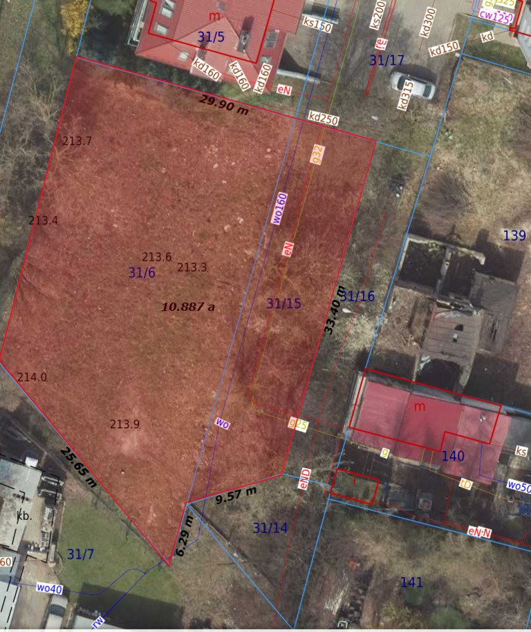 Działka inwestycyjna 1087 m² z mediami, szybki dojazd Lublin, Sielankowa  1 087m2 Foto 1