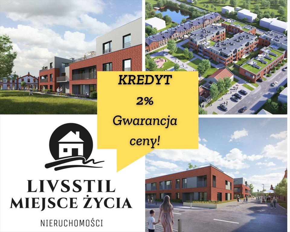 Mieszkanie trzypokojowe na sprzedaż Poznań, Nowe Miasto, Starołęka, NOWY FOLWARK  61m2 Foto 1
