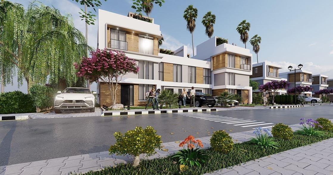 Ekskluzywny dom z prywatnym basenem w Iskele, Cypr Północny Cypr, Kalecik, Kalecik, İskele, Cypr Północny  154m2 Foto 1