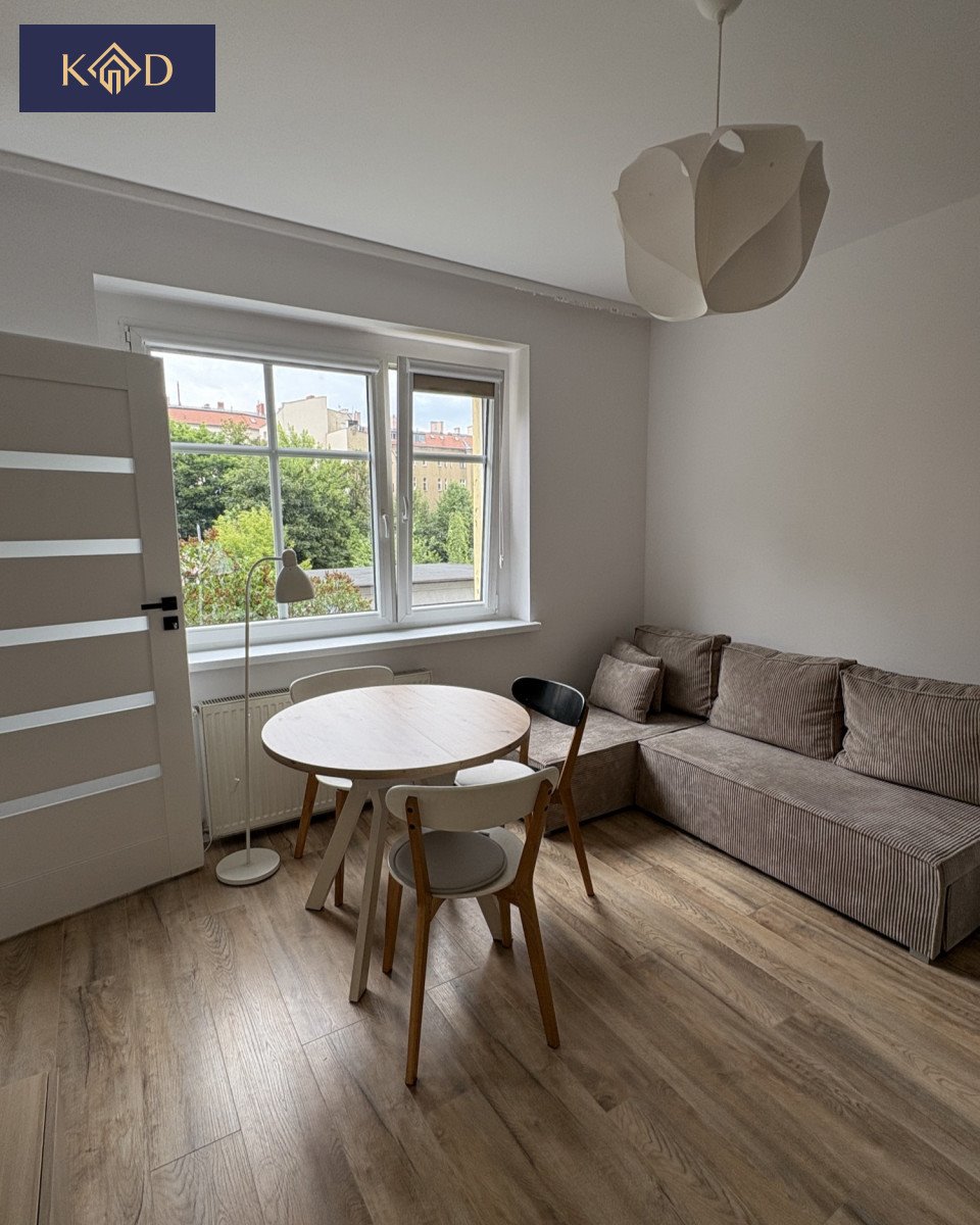 Nowoczesne 2-pokojowe mieszkanie po remoncie z ogródkiem i świetną lokalizacją Poznań, Łazarz, Edmunda Calliera  33m2 Foto 1