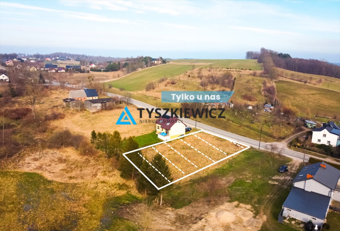 Działka Rybno 1143 m² z mediami, blisko Gniewina Rybno  1 143m2 Foto 1