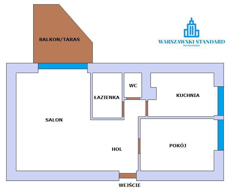 Mieszkanie dwupokojowe na sprzedaż Warszawa, Ursynów, Stary Imielin, Dembowskiego  42m2 Foto 2