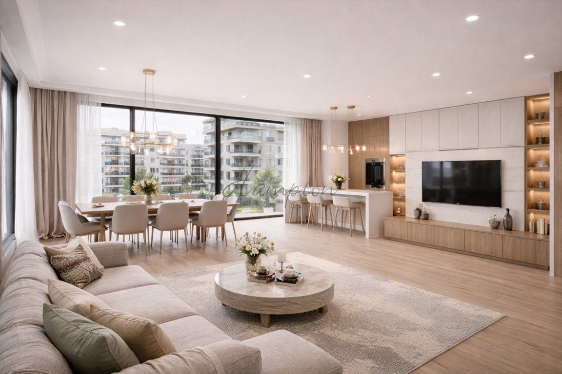 Przestronny 4-pokojowy apartament z loggią i widokiem na zieleń Warszawa, Mokotów, Cybernetyki  85m2 Foto 1