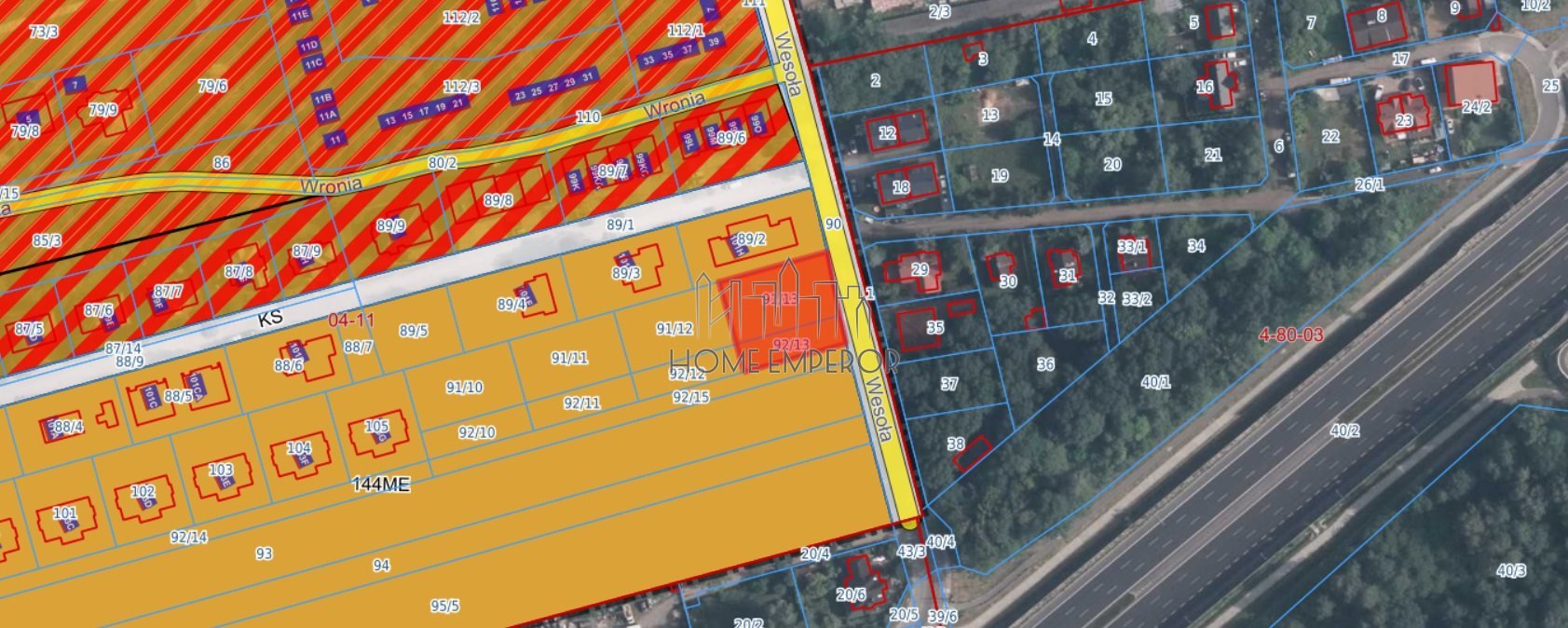 Działka budowlana na sprzedaż Marki, Wesoła  1 150m2 Foto 1