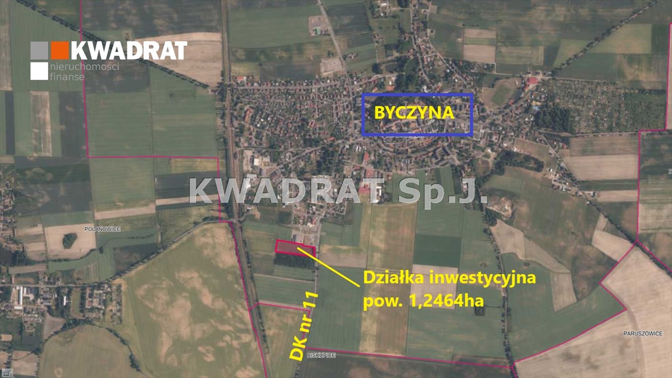 Działka budowlana na sprzedaż Byczyna  12 464m2 Foto 8