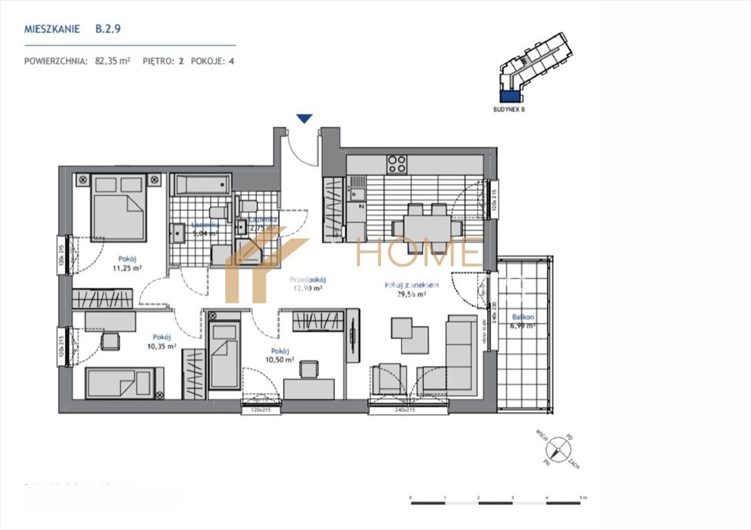 Mieszkanie czteropokojowe  na sprzedaż Gdynia, Dąbrowa, Waniliowa  82m2 Foto 6