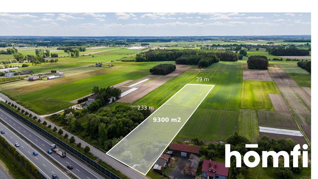 Duża działka inwestycyjna 9300 m2 przy S7, media, podział Stare Żdżary  9 300m2 Foto 1