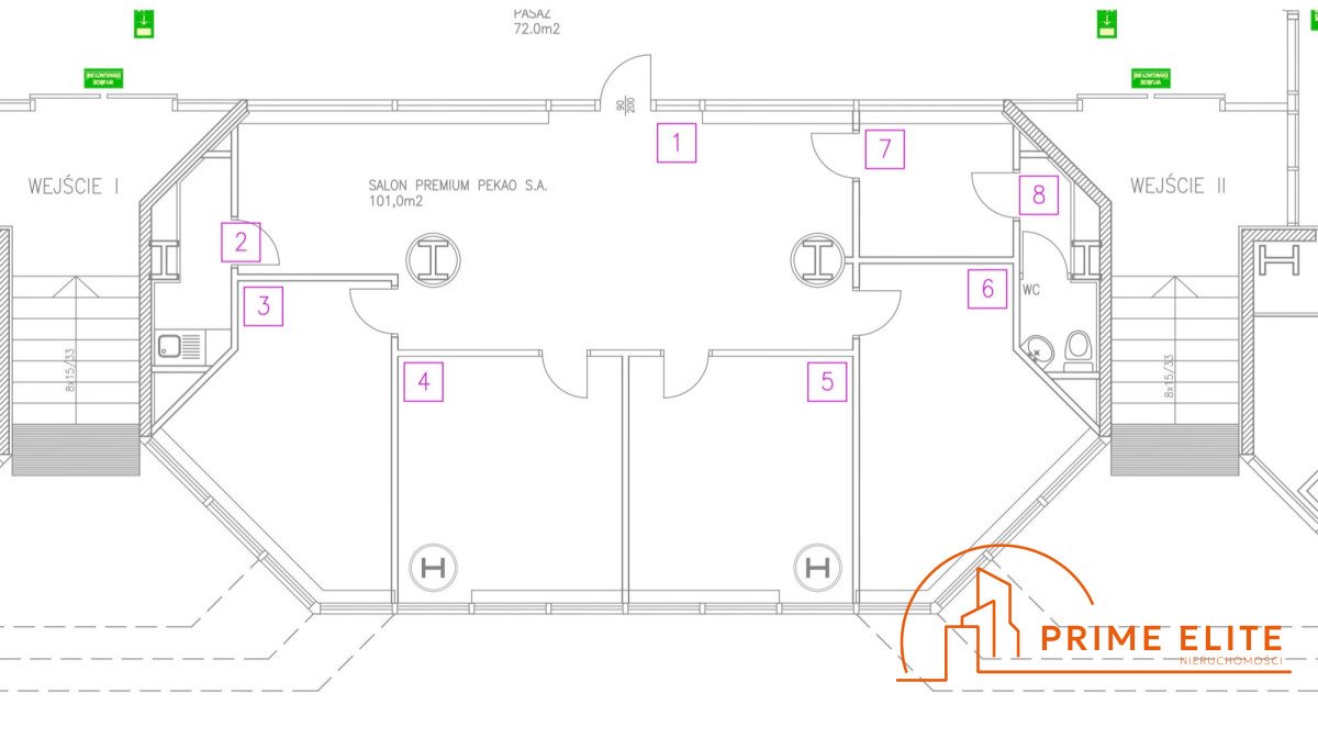 Lokal użytkowy na wynajem w centrum Warszawy, 107 m2 Warszawa, Śródmieście Muranów, Plac Bankowy  107m2 Foto 1
