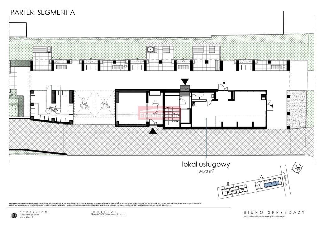 Lokal użytkowy na sprzedaż Kraków, Składowa  85m2 Foto 2