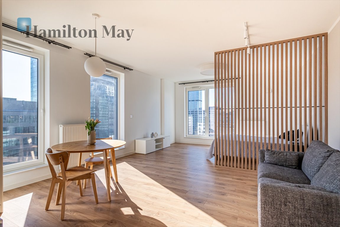 Nowoczesne studio 43 m² z balkonem, wysoki standard Warszawa, Wola, Grzybowska  43m2 Foto 1