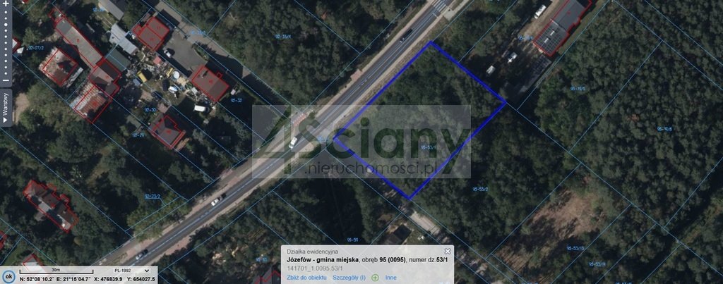 Działka budowlana na sprzedaż Józefów  2 256m2 Foto 1