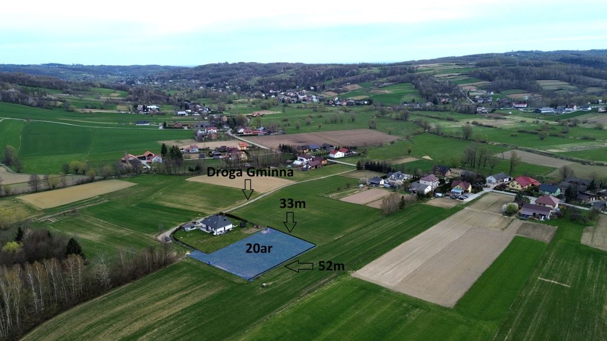 Działka widokowa pod dom i inwestycję, 2000 m2, Niedźwiada Niedźwiada  2 000m2 Foto 1