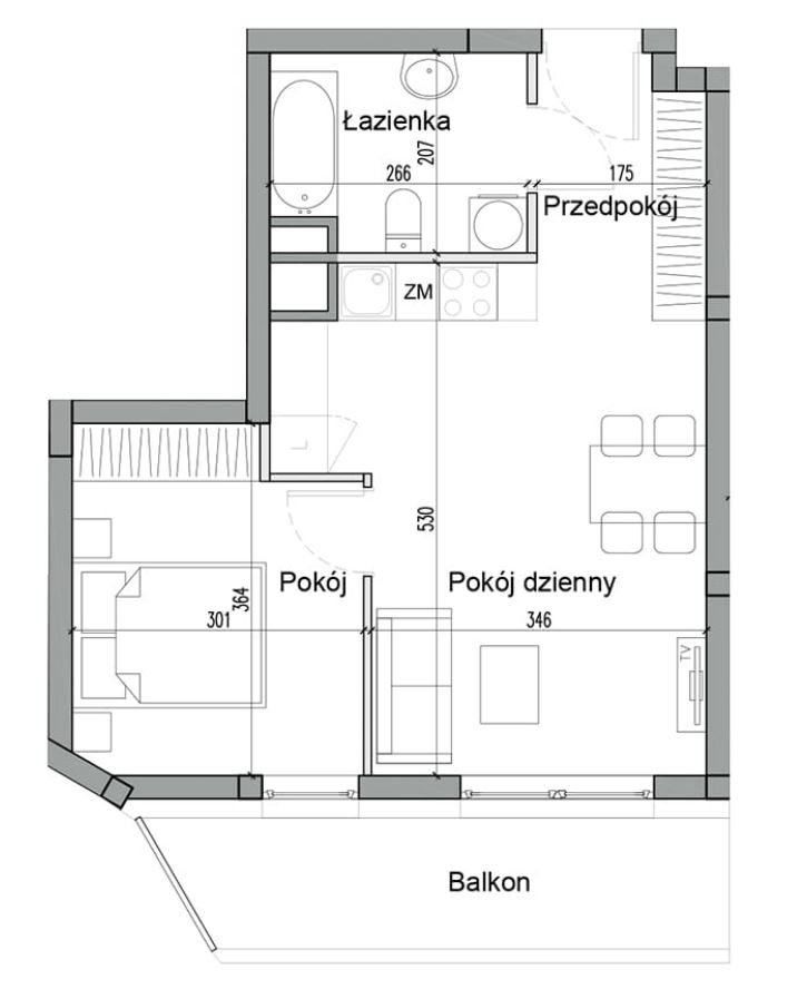 Mieszkanie dwupokojowe na sprzedaż Wałbrzych, Podzamcze  39m2 Foto 6