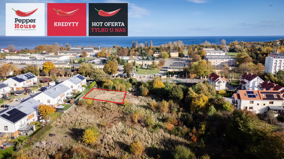 Działka budowlana na sprzedaż Gdynia, Oksywie, Arendta Dickmana  838m2 Foto 1