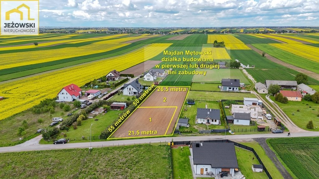 Działka budowlana na sprzedaż Majdan Mętowski  1 200m2 Foto 1