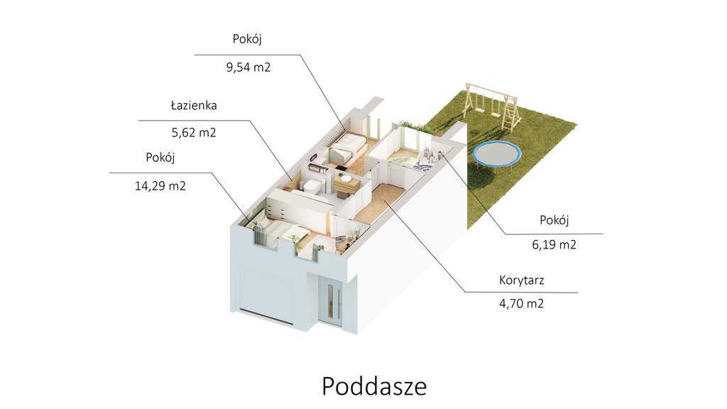 Dom na sprzedaż Kobylany, Kwiatowa  89m2 Foto 14