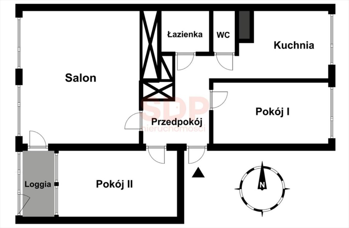 Mieszkanie trzypokojowe na sprzedaż Wrocław, Psie Pole, Psie Pole, Inflancka  57m2 Foto 12