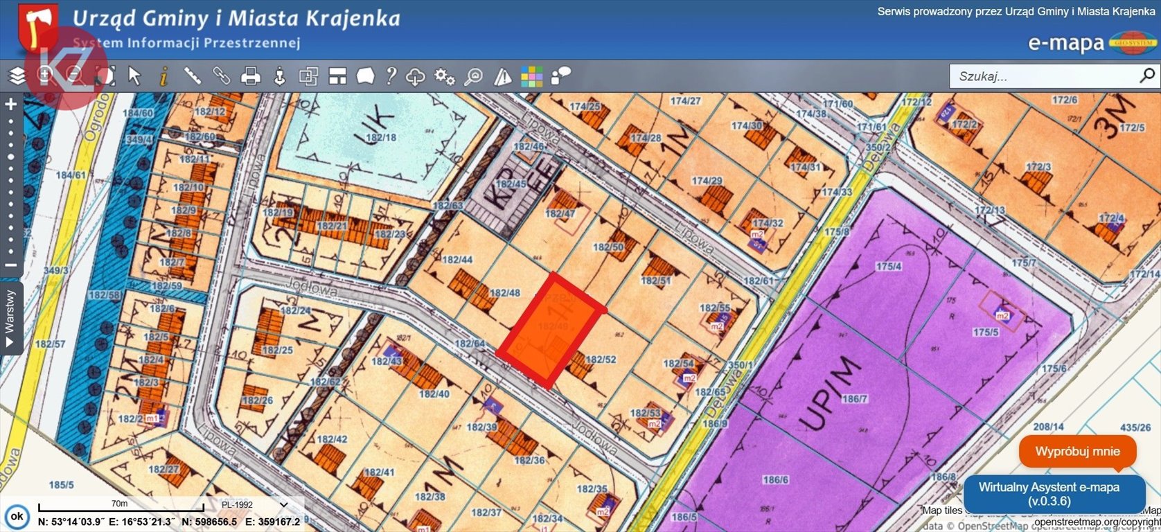 Działka 1052 m² z lasem, asfalt, Skórka, Krajenka Skórka, Jodłowa  1 052m2 Foto 1