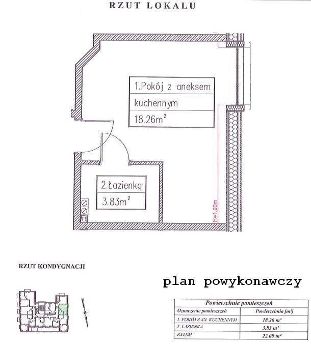 Kawalerka na sprzedaż Świnoujście, Nadmorska, Stefana Żeromskiego  22m2 Foto 3