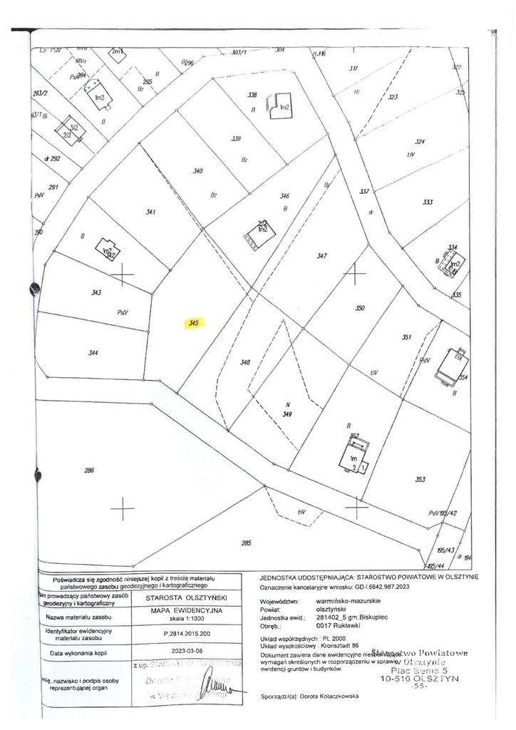 Działka rekreacyjna na sprzedaż Rukławki  1 744m2 Foto 1