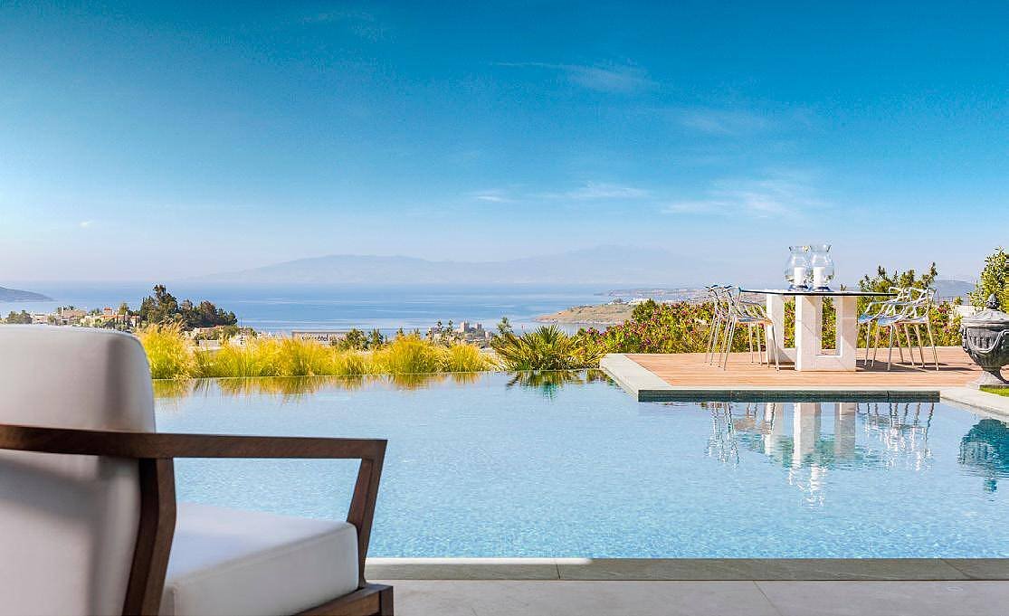 Luksusowe apartamenty z widokiem na morze i wyspę Kos Turcja, Yokuşbaşı, Merkez, Bodrum, Muğla  266m2 Foto 1