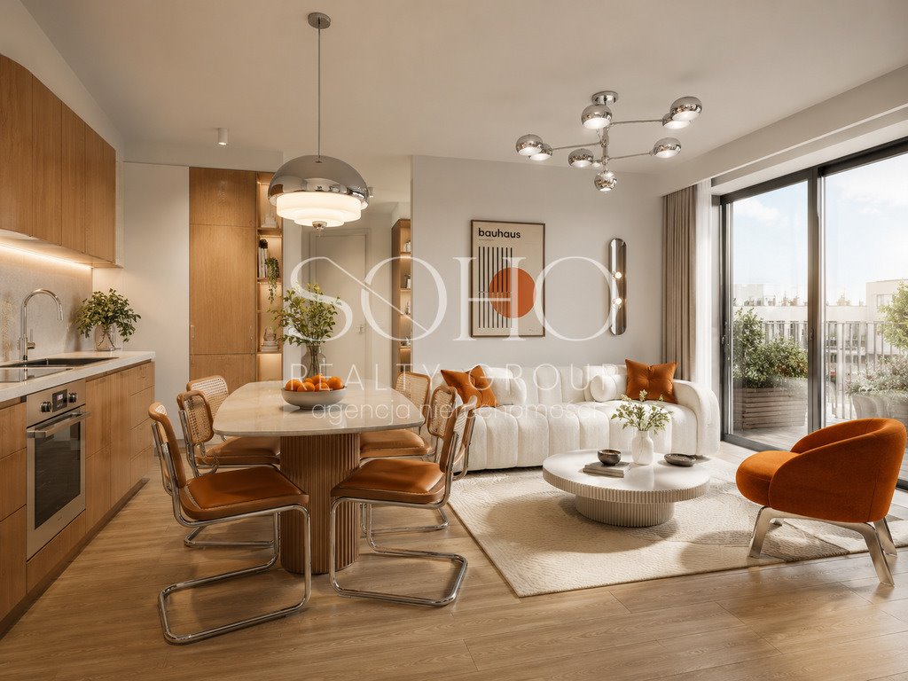 Nowoczesne 2-pokojowe mieszkanie 39,83 m² - balkon i stan deweloperski Kraków, Podgórze, Łagiewnicka  40m2 Foto 1