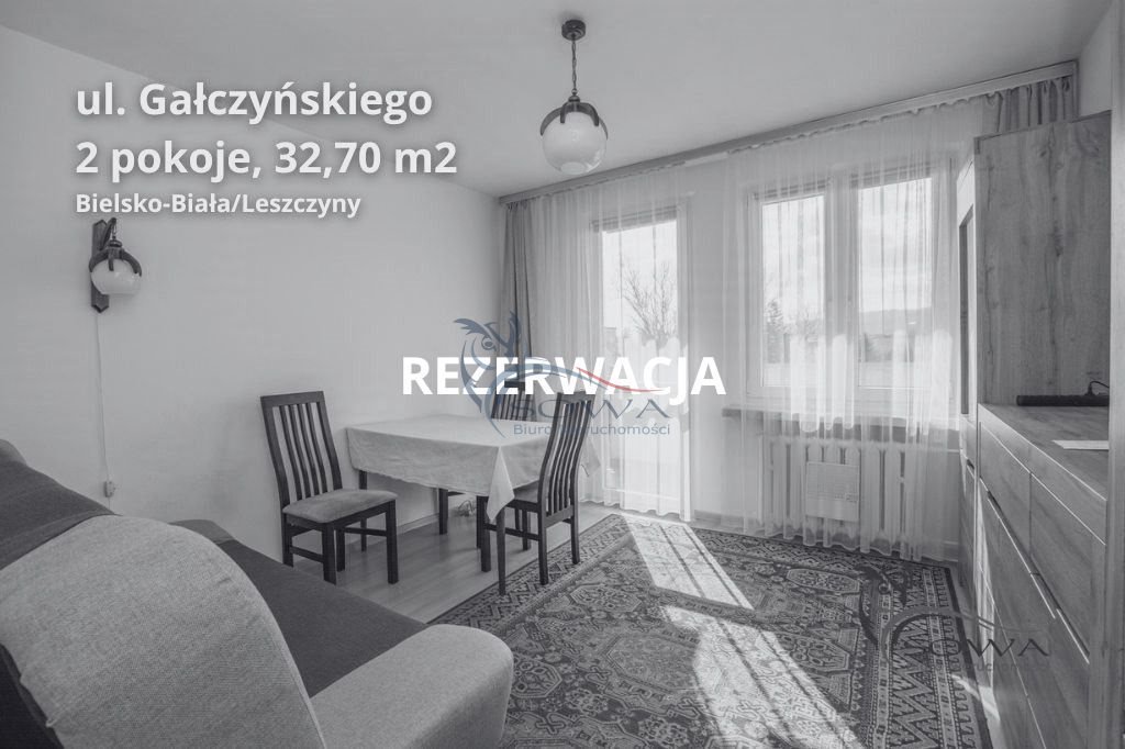 Przestronne 2-pokojowe z balkonem i widokiem na góry Bielsko-Biała, Leszczyny  33m2 Foto 1
