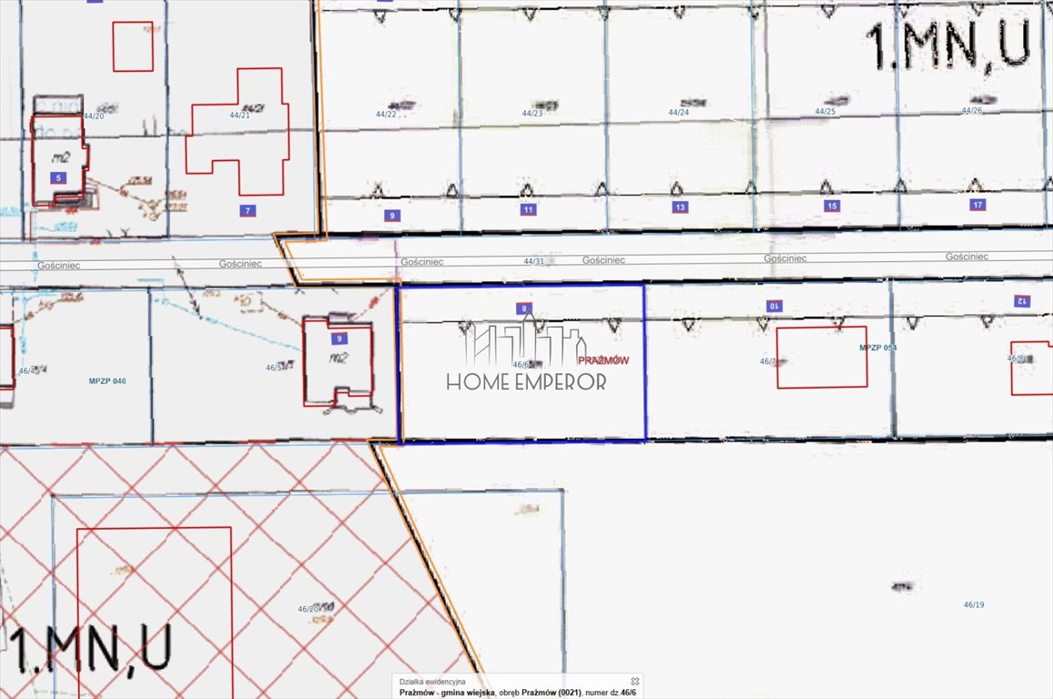 Działka 1000 m² z mediami i planem zabudowy - Prażmów Prażmów, Gościniec  1 000m2 Foto 1