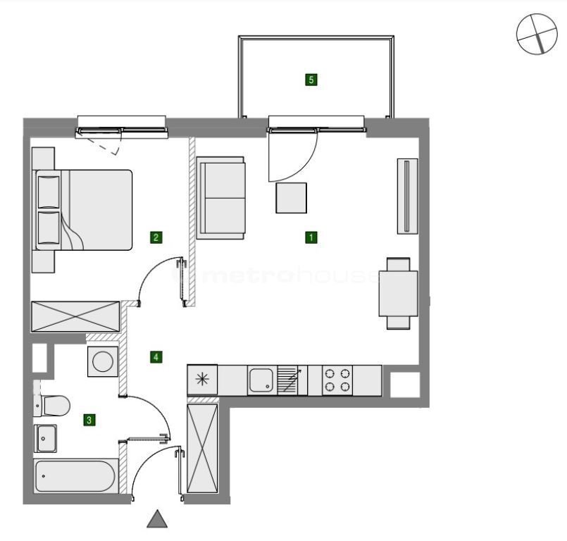 Nowoczesne 2 pokoje z balkonem od dewelopera w Włochach Warszawa, Włochy, Równoległa  45m2 Foto 1