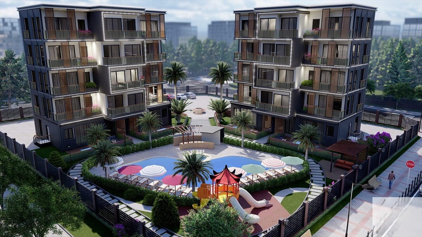 Nowoczesny 46 m² apartament z basenem i blisko plaży Turcja, Mersin, 75. Yıl, Mezitli, Mersin  46m2 Foto 1