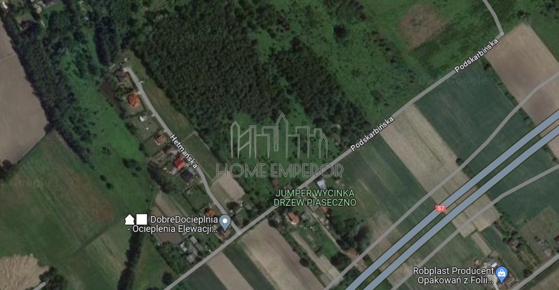 Działka budowlana na sprzedaż Robercin, Hetmańska  1 200m2 Foto 1